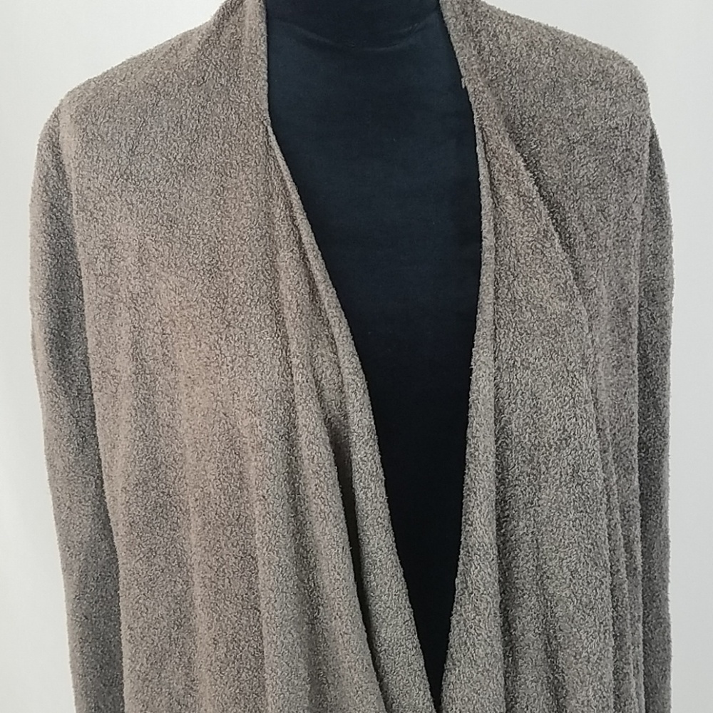 Barefoot Dreams women S/M cozychic lite calypso wrap cardigan sweater - Picture 3 of 6